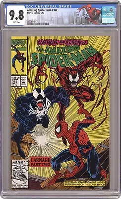 Buy Amazing Spider-Man #362 1st Printing CGC 9.8 1992 3937614013 • 85.58£