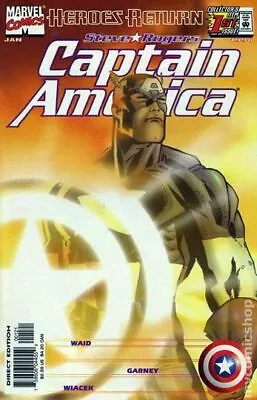 Buy Captain America 1B Garney Sunburst Variant FN 1998 Stock Image • 2.17£