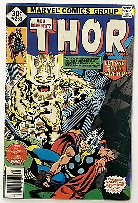 Buy Thor #263 - Marvel Comics 1977 - Low Grade • 2.68£