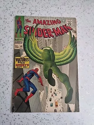 Buy Amazing Spider-Man #48 - 1st Appearance Of Blackie Drago - Rare UK • 38£