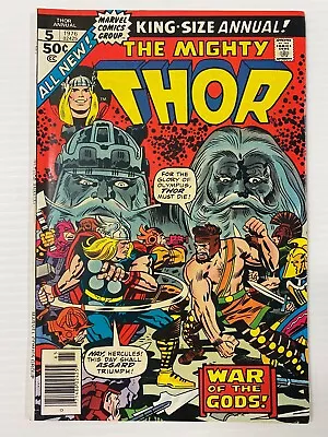 Buy The Mighty Thor King-size Annual 5 1st App Toothgnasher And Toothgrinder • 58.25£