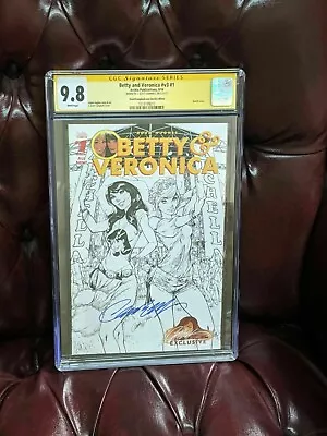 Buy Betty And Veronica #v3 #1 CGC 9.8 SS  Sketch Cover JSC Campbell Autograph • 102.48£