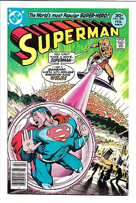 Buy Superman #308 Vol 1, 1977, 1st DC Bullet Logo On Cover, Key! Neal Adams 9.2 NM- • 15.52£