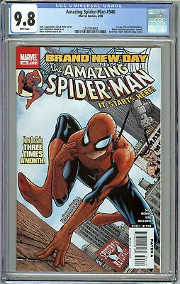 Buy 🔥 Amazing Spider-man #546 Cgc 9.8 Nm/m 1st Appearance Jackpot Sony Mcu Movie 🔥 • 388.30£