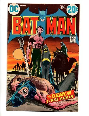 Buy Batman #244  Vg/fn 5.0   Ra's Al Ghul App   Neal Adams Cover • 116.49£
