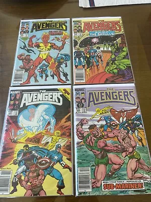 Buy Marvel Comics The Avengers Comic Lot #258, 259, 261, 262 • 4.08£