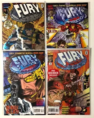 Buy Fury Of Shield (1995) #1-4 Complete Set Lot Full Run Nick Agent Howard Chaykin • 9.31£