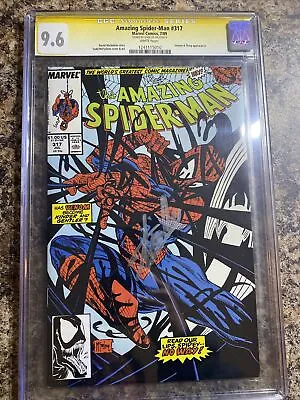 Buy Amazing Spider-Man #317 CGC 9.6 SS Stan Lee Signed! Venom App McFarlane Art!  • 698.17£