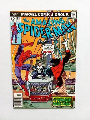 Buy  The Amazing Spider-Man #162 - 1st Jigsaw Appearance 1976 Newsstand Marvel Comic • 17.74£