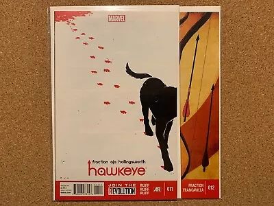 Buy Hawkeye 11 12 Marvel 2013 Kate Bishop Lucky The Pizza Dog 1st Print High Grade • 17.07£