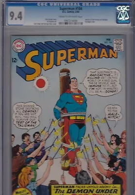 Buy Superman #184 1966 Cgc 9.4 Nm Al Plastino Art Curt Swan Cover! Bondage Cover • 264.05£