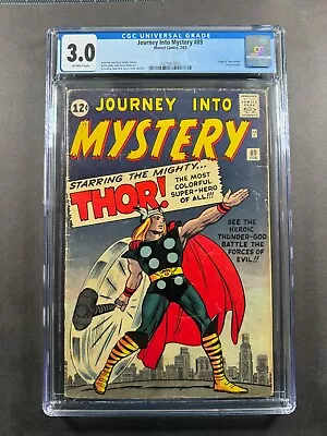 Buy Journey Into Mystery #89 ; 3.0 CGC; $325 W/ Free Shipping - Origin Of Thor • 252.40£