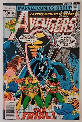 Buy Avengers #160 (The Trial!!!/ Grim Reaper App.) 1977 Vintage  • 6.99£