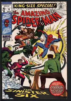 Buy Amazing Spider-man Annual #6 7.0 // Marvel Comics 1969 • 154.55£