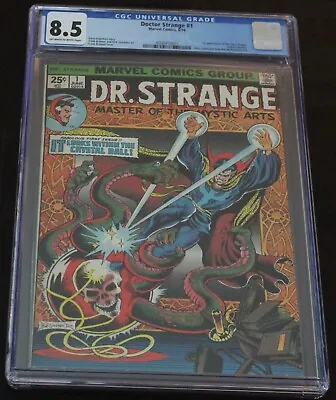 Buy Dr. Strange Master Of The Mystic Arts #1 (1974) 8.5 CGC -   I Combine Shipping! • 155.28£