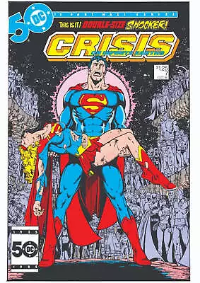 Buy Pre-Order CRISIS ON INFINITE EARTHS #7 FACSIMILE EDITION COVER A GEORGE PEREZ • 3.49£