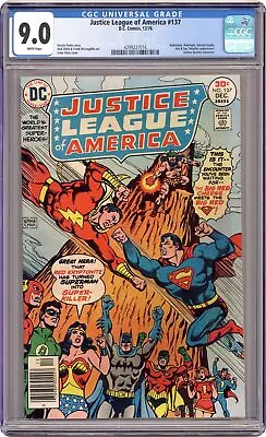 Buy Justice League Of America #137 CGC 9.0 1976 4399227016 • 97.08£