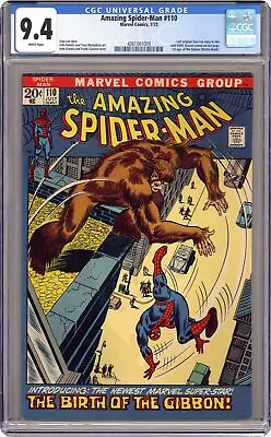 Buy Amazing Spider-Man #110 CGC 9.4 1972 4061001009 • 337.82£