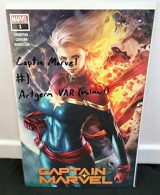 Buy Captain Marvel #1 (2021, Marvel)  Artgerm Walmart Exclusive Variant • 2.79£