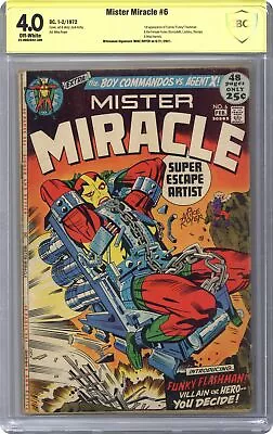 Buy Mister Miracle #6 CBCS 4.0 SS Mike Royer 1972 22-0692A42-396 • 100.96£