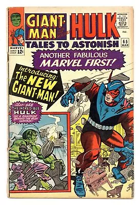 Buy Tales To Astonish #65 GD 2.0 1965 • 16.31£