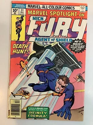 Buy Marvel Spotlight #31 Nick Fury Agent Of Shield (1976) Jim Starlin/Howard Chaykin • 5£