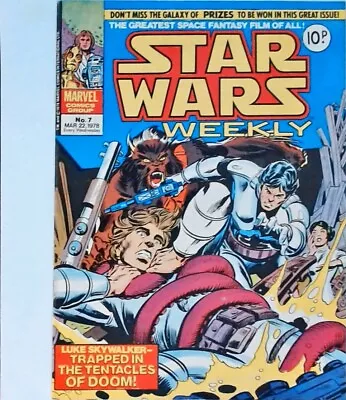 Buy Star Wars Weekly UK Marvel Comic No. 7 1978 • 12£