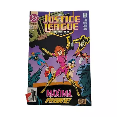 Buy JUSTICE LEAGUE Of AMERICA #78 DC 1993 Early August VF/NM Maxima Overdrive! • 3.10£