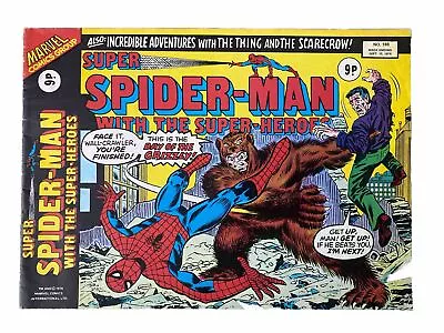 Buy Super Spider-man With The Super-Heroes No 188 Classic Marvel Comic 1976 • 7.99£