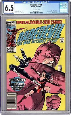 Buy Daredevil #181N CGC 6.5 Newsstand 1982 4337632016 • 56.69£