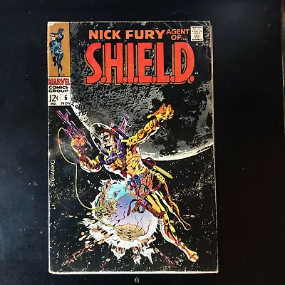 Buy Nick Fury Agent Of SHIELD #6  Steranko Art • 23.30£