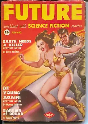 Buy Future Science Fiction--July 1950--Pulp Magazine--Double Action--VG- • 34.17£