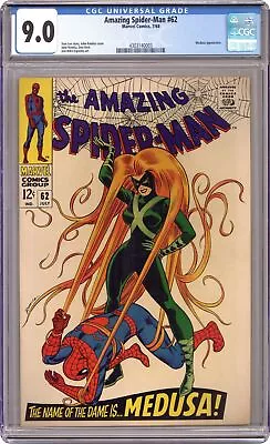 Buy Amazing Spider-Man #62 CGC 9.0 1968 4303140003 • 256.28£
