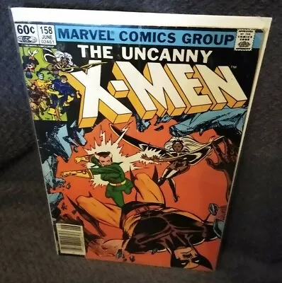 Buy UNCANNY X-MEN #158 VG 1982 Marvel - Cockrum Cover - Newsstand - 2nd App Rogue • 10.06£