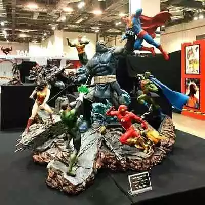 Buy JLA VS Darkseid Statue Figure DIGITAL STL FILE 3d  READY TO PRINT SUPERMAN • 4.88£