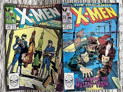 Buy 2 Uncanny X-Men Marvel Comics Issues 236 237 1st Genosha Wolverine Rogue 1988 • 5£