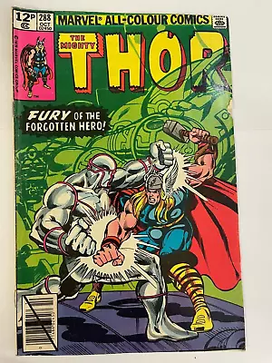 Buy Mighty Thor #288 (1966) Pence Copy 1st Appearance One Above All Vg Marvel • 14.95£