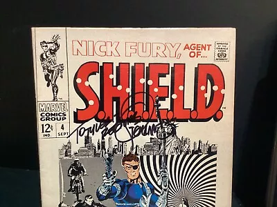 Buy Nick Fury, Agent Of S.H.I.E.L.D #4 (SIGNED STERANKO, 1968, Origin SHIELD) - Hot! • 295.10£