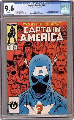 Buy Captain America #333D CGC 9.6 1987 3693783004 • 60.58£