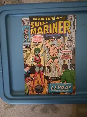Buy Sub-Mariner #32 1st App. Of Llyra Marvel Comics 1970 Bronze Age • 38.83£