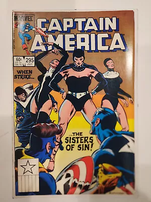 Buy Captain America #295: 1st Sisters Of Sin (VF+) • 13.97£