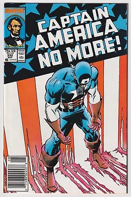 Buy CAPTAIN AMERICA #332 | Steve Rogers Resigns | Mike Zeck | Newsstand UPC | VF/NM • 11.65£