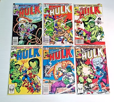 Buy The Incredible Hulk #281 - 290 Marvel 1983 Lot Of 10 Comics F/VF To VF • 38.83£