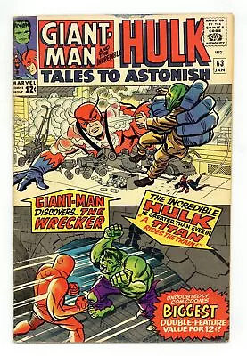 Buy Tales To Astonish #63 VG 4.0 1965 • 58.25£