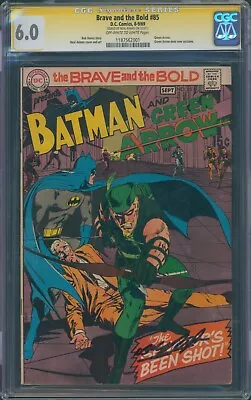 Buy BRAVE AND THE BOLD #85 CGC SS 6.0 Signed Neal Adams Batman GREEN ARROW NEW COSTU • 330.06£