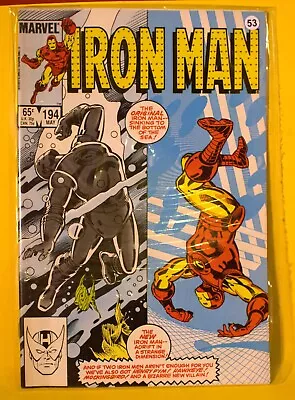 Buy Marvel Comics Iron Man #194 (1985) - Denny O'Neil, Rich Buckler, VF+, Bagged • 10.10£