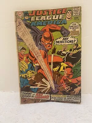 Buy Justice League Of America #64 DC Comics 1968 Justice Society 1st Red Tornado 5.0 • 14.75£