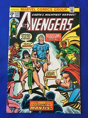 Buy Avengers #123 VFN (8.0) MARVEL ( Vol 1 1974) Origin Of Mantis (C) • 25£