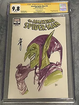 Buy Amazing Spider-man Asm #70 Peach Momoko Signed Cgc 9.8 Ss Marvel Anime Variant • 116.49£