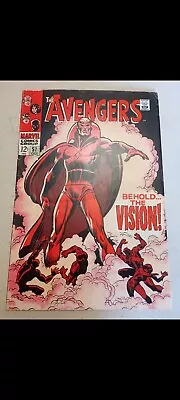 Buy Marvel Comics AVENGERS #57 - 1st Appearance THE VISION - Silver Age 1968 CLASSIC • 210£